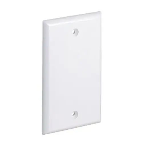 [1C-UPCP03W] TAPA CIEGA RECEPTACULO BLANCA